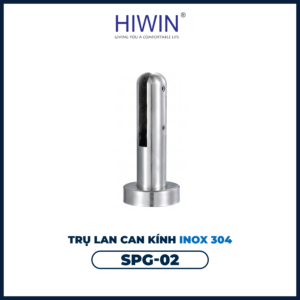 Trụ lan can kính SPG-02 thấp hiện đại