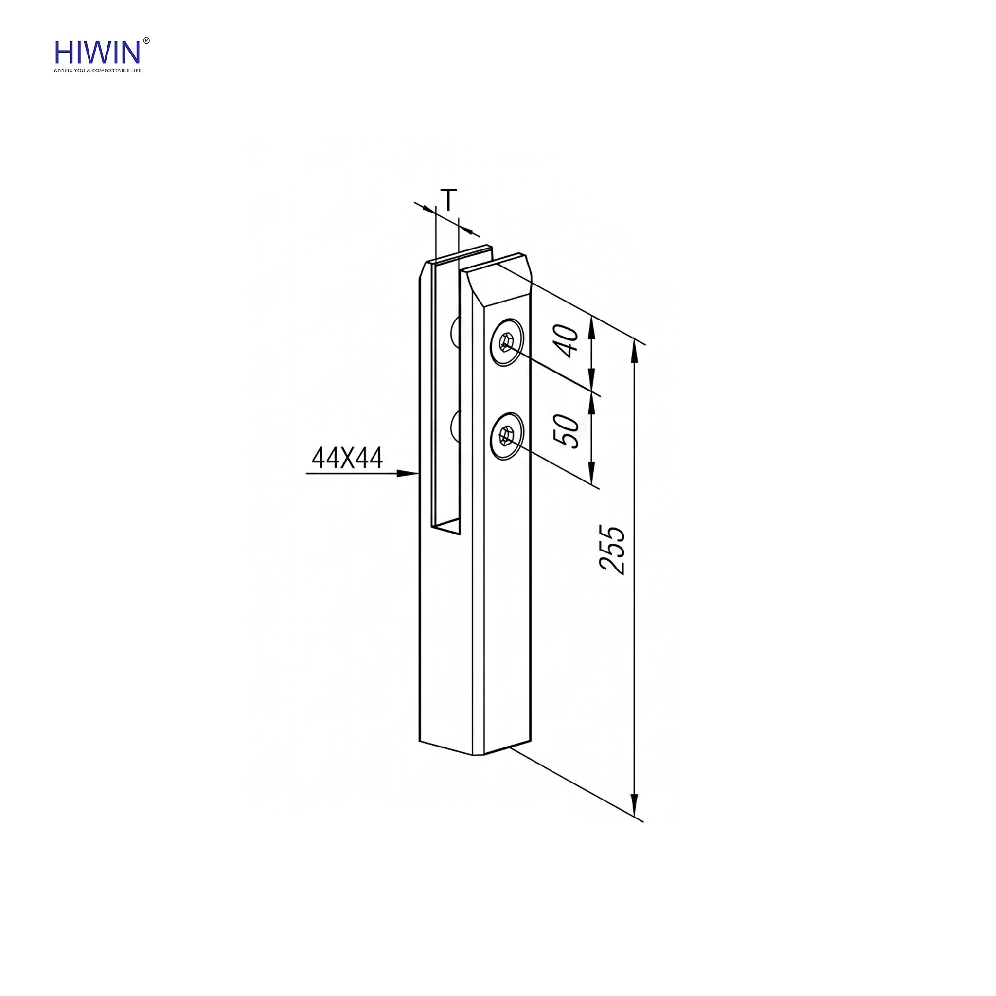 Thông số kỹ thuật của trụ lan can kính SPG-32