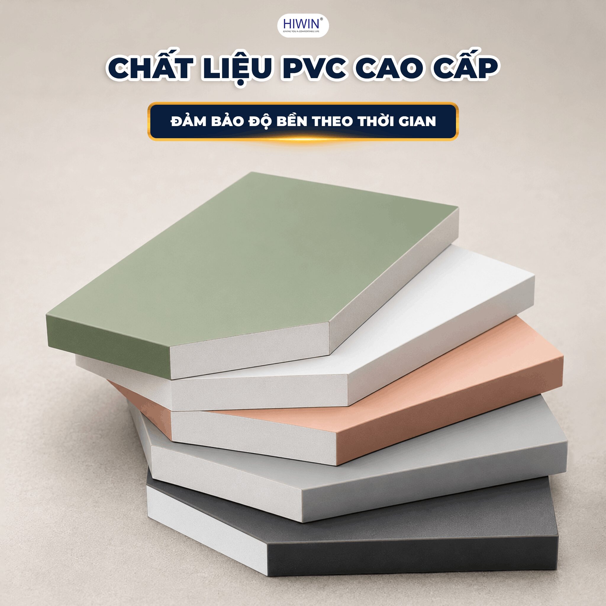 Chất liệu PVC cao cấp – đảm bảo độ bền theo thời gian