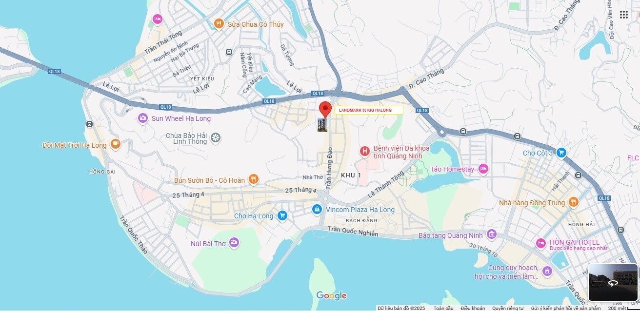 Vị trí dự án Chung cư IGG Hạ Long